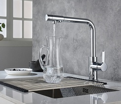 Timo Смеситель для кухни Hette 1026/00F Chrome – фотография-5